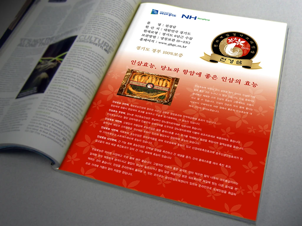 천경삼 — 인쇄 홍보물 적용 디자인
