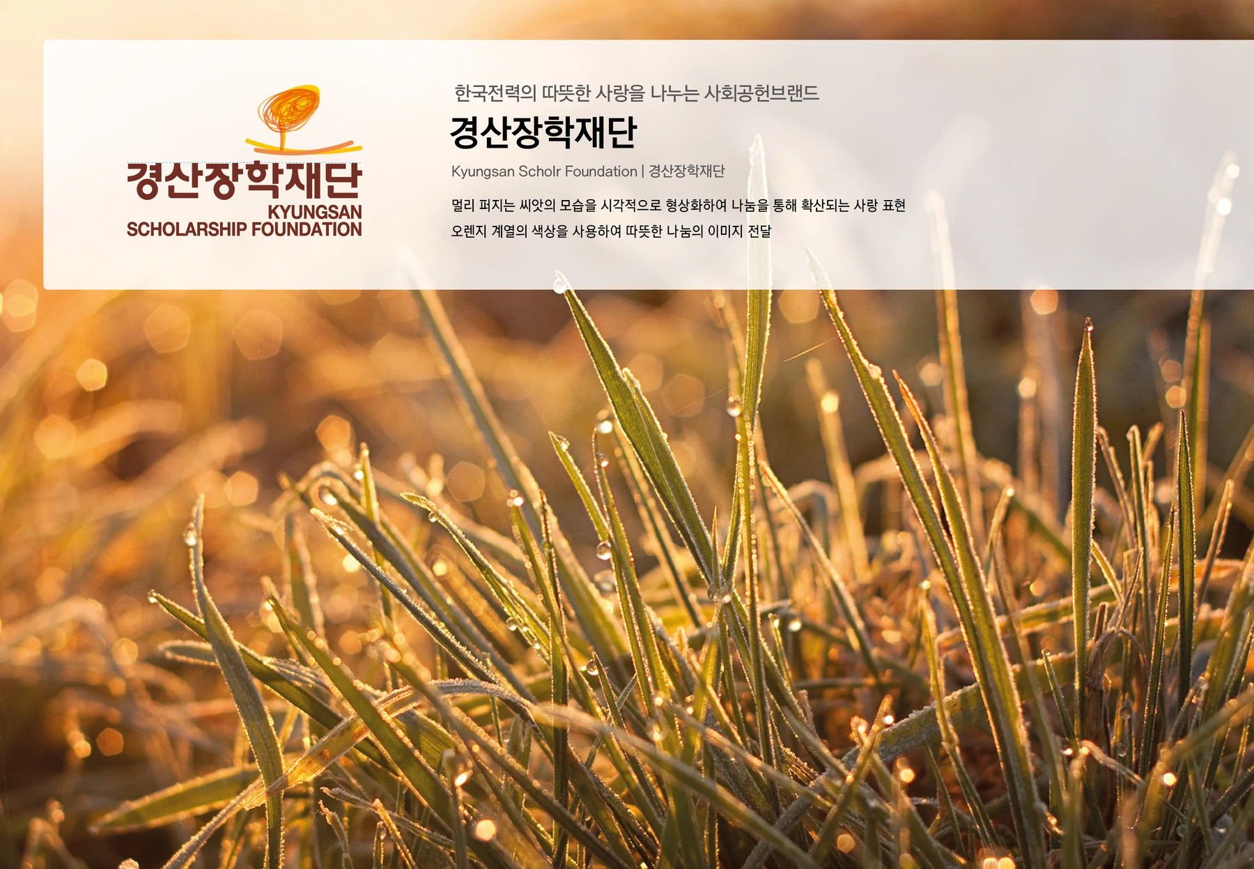 경산장학재단 CI — 심벌·로고 조합