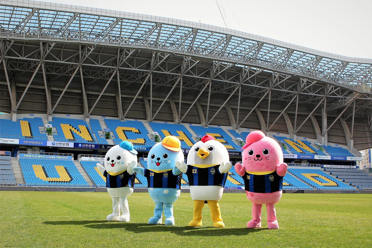 인천유나이티드 FC 캐릭터 — 인천유나이티드 마스코트 탈인형